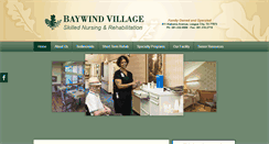 Desktop Screenshot of baywindvillagecare.net